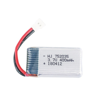 3.7V 400mAh 35C bateria Lipo i baterii ładowarka do X4 H107 H31 KY101 E33C E33 U816A V252 H6C zdalnie sterowany Quadcopter Drone części zamiennych 2